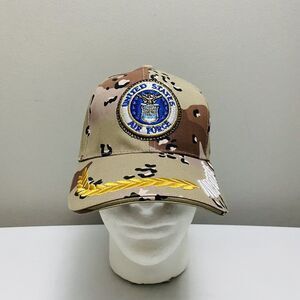 United States Air Force Eagle Shield Logo Men's Adj Strapback Camo Hat Cap OSFA